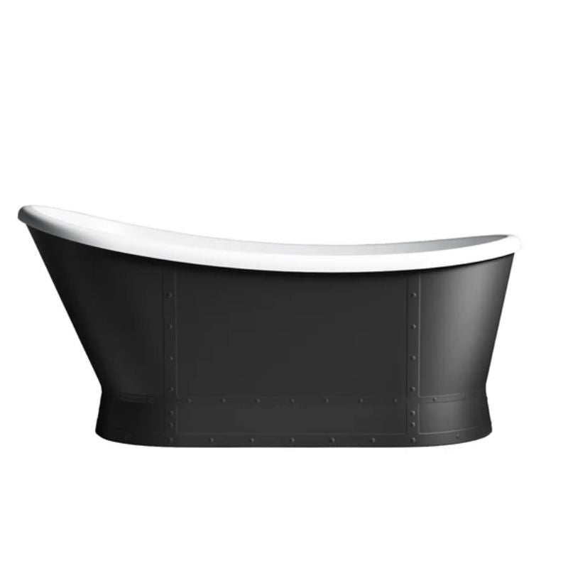 Bueno 67 Bath Matt Black Freestanding